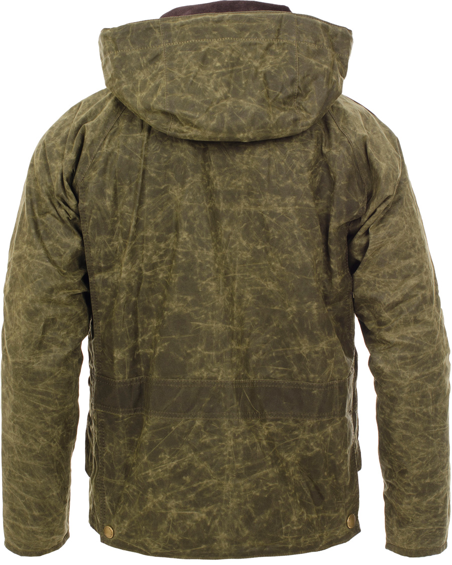 Herre | Jakker | Barbour Heritage | Dept B Beacon Ware Waxed Jacket Olive