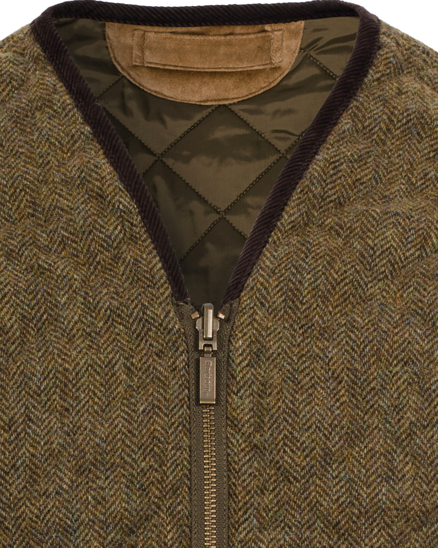 Herre | Jakker | Barbour Lifestyle | Haddon Tweed Vest Olive