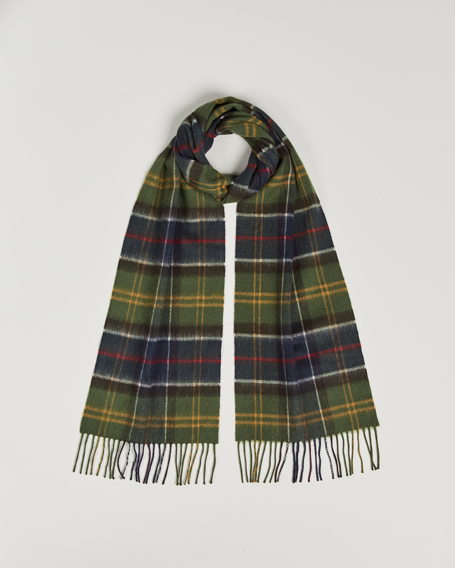 Barbour tartan merino discount cashmere wool scarf