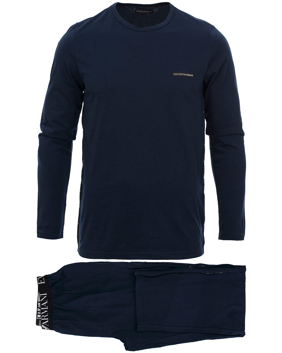 Herre | Undertøj | Emporio Armani | Pyjamas Marine Melange