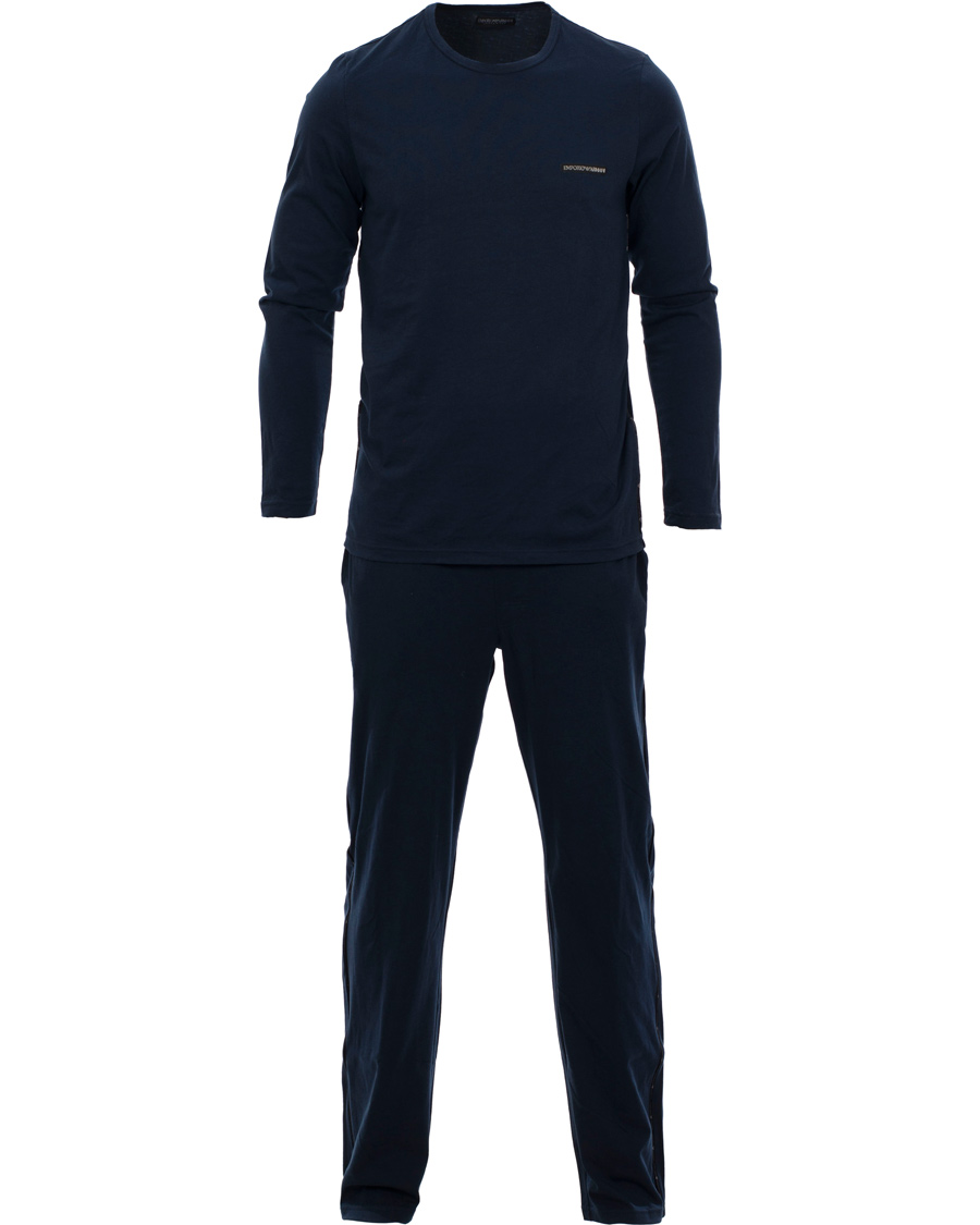 Herre | Undertøj | Emporio Armani | Pyjamas Marine Melange