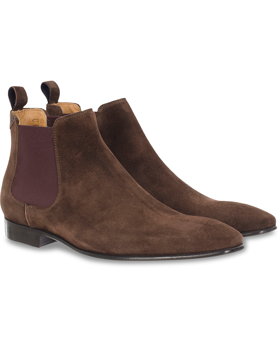 Herre | Paul Smith Shoe Falconer Chelsea Boot Brown Suede | Paul Smith Shoe | Falconer Chelsea Boot Brown Suede