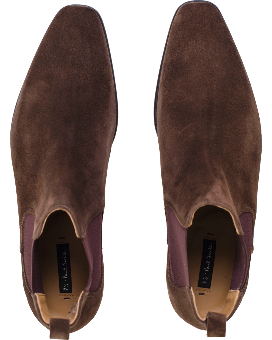 Herre | Paul Smith Shoe Falconer Chelsea Boot Brown Suede | Paul Smith Shoe | Falconer Chelsea Boot Brown Suede