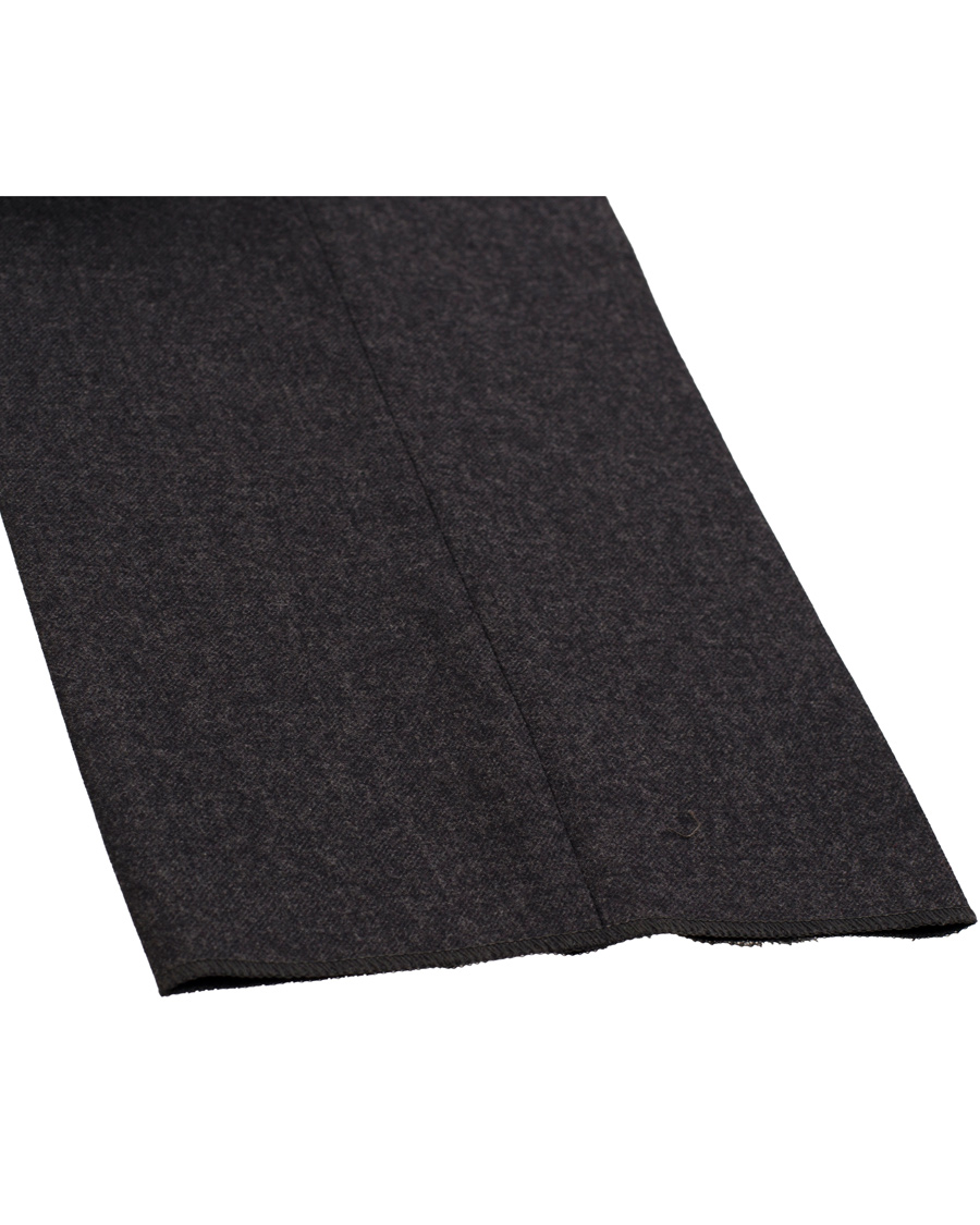 Herre | Bukser | Incotex | Super 100's Flanell Trousers Dark Grey