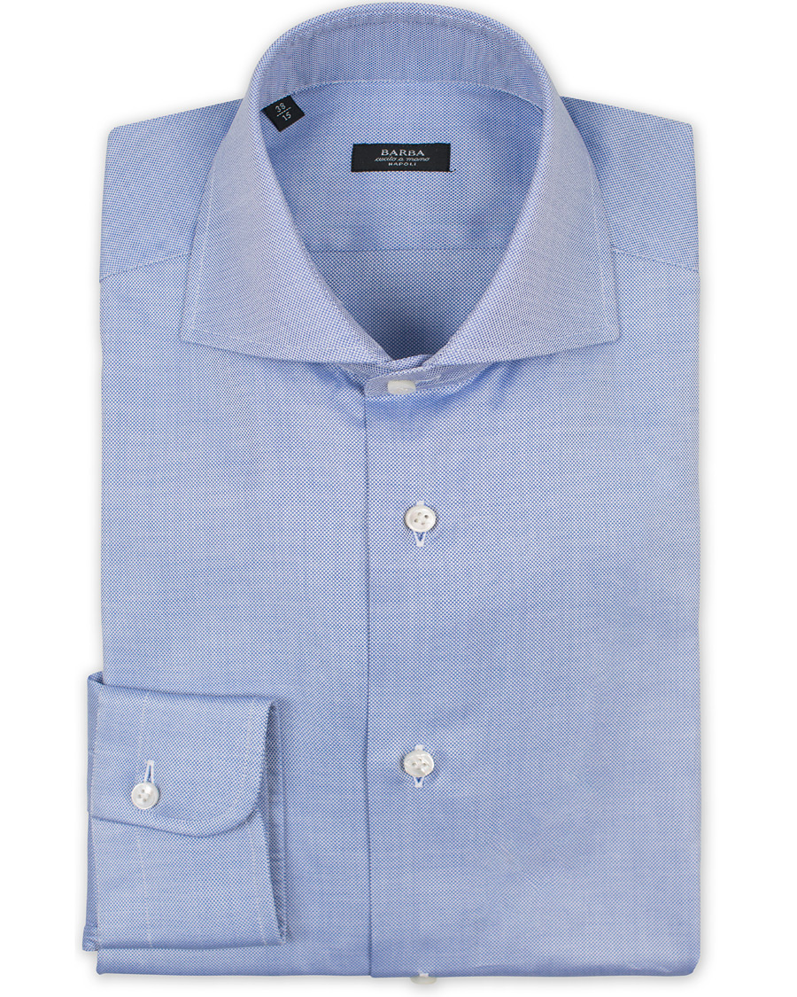 Herre | Skjorter | Barba Napoli | Slim Fit Shirt Blue