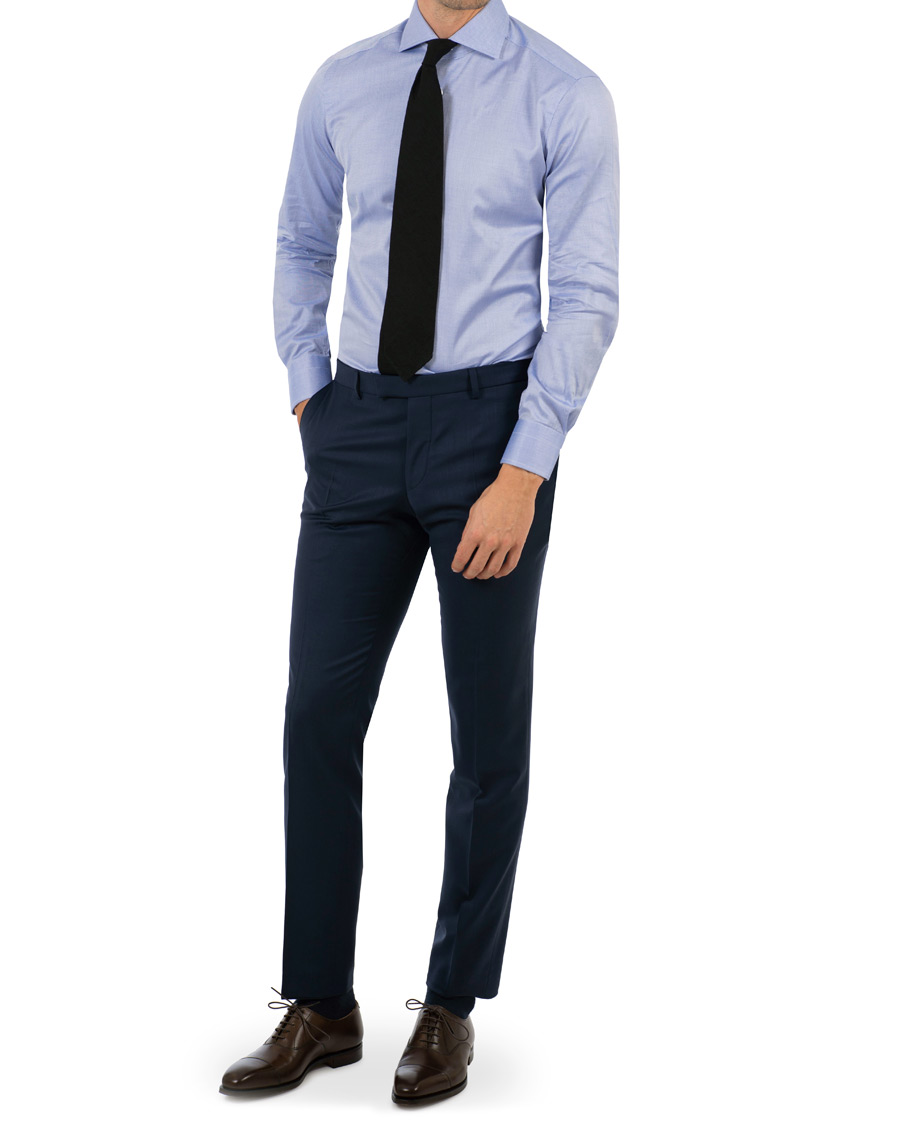 Herre | Skjorter | Barba Napoli | Slim Fit Shirt Blue