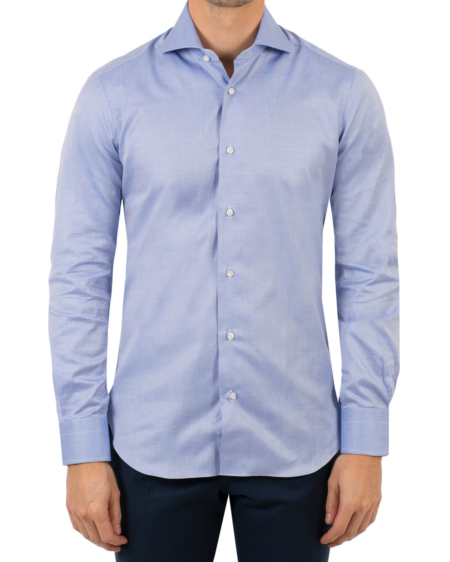 Herre | Skjorter | Barba Napoli | Slim Fit Shirt Blue