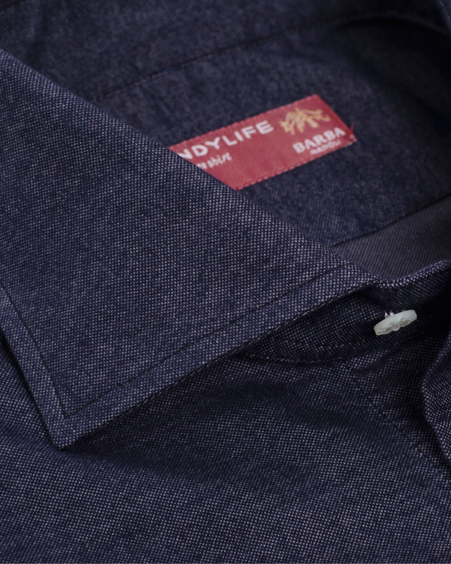 Herre | Skjorter | Barba Napoli | Dandylife Slim Fit Shirt Casual Blue