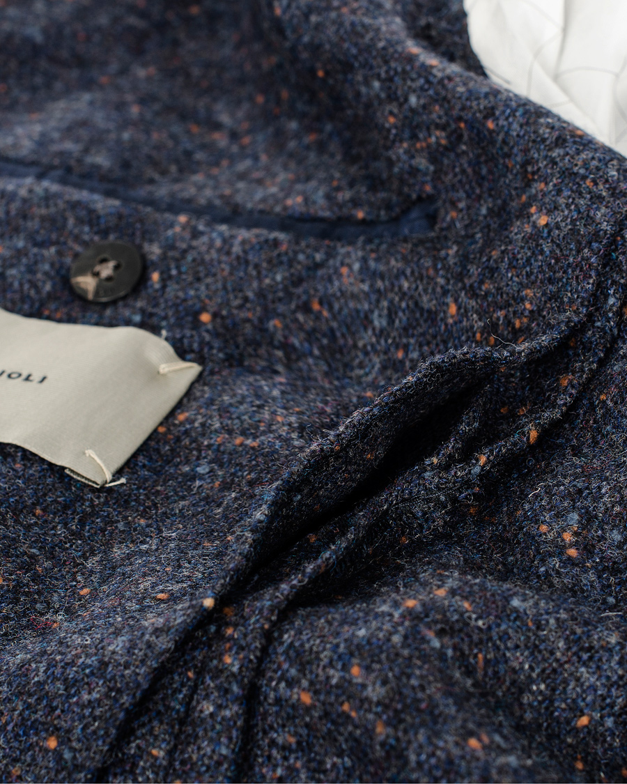 Herre | Blazere & jakker | Boglioli | Dover Patch Pocket Wool Blazer Blue
