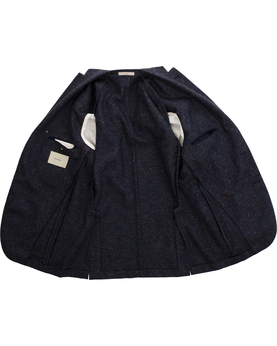 Herre | Blazere & jakker | Boglioli | Dover Patch Pocket Wool Blazer Blue