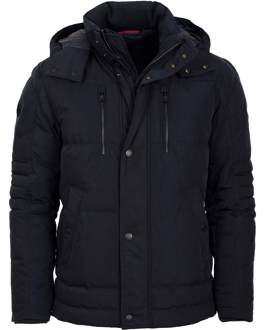 Herre | Jakker | BOSS BLACK | BOSS Dery 2 Down Jacket Dark Blue