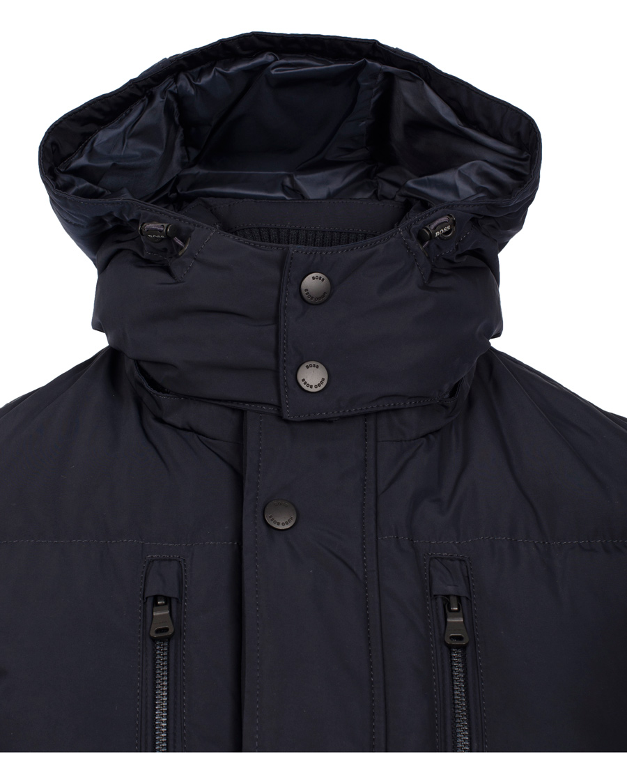 Herre | Jakker | BOSS BLACK | BOSS Dery 2 Down Jacket Dark Blue