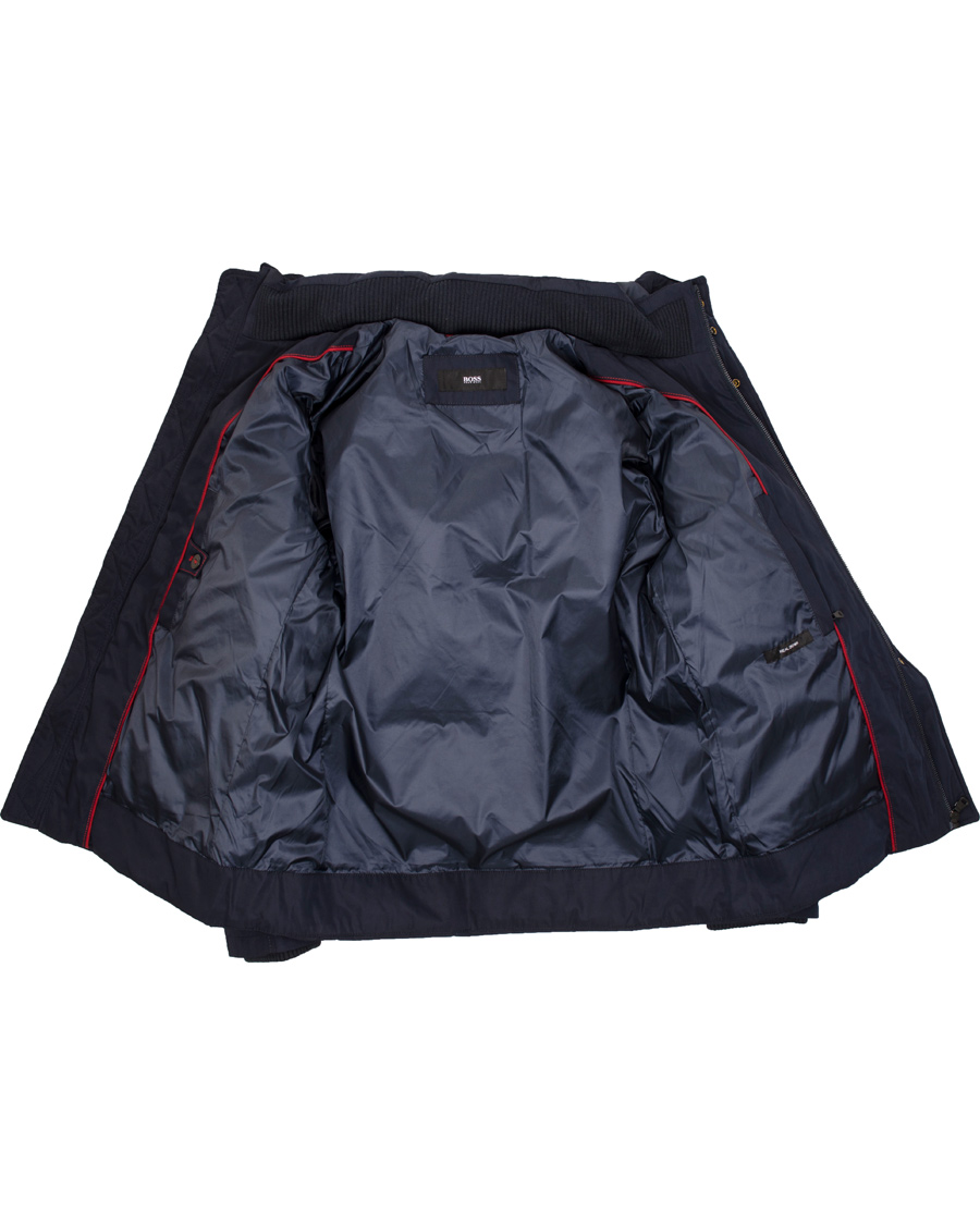 Herre | Jakker | BOSS BLACK | BOSS Dery 2 Down Jacket Dark Blue