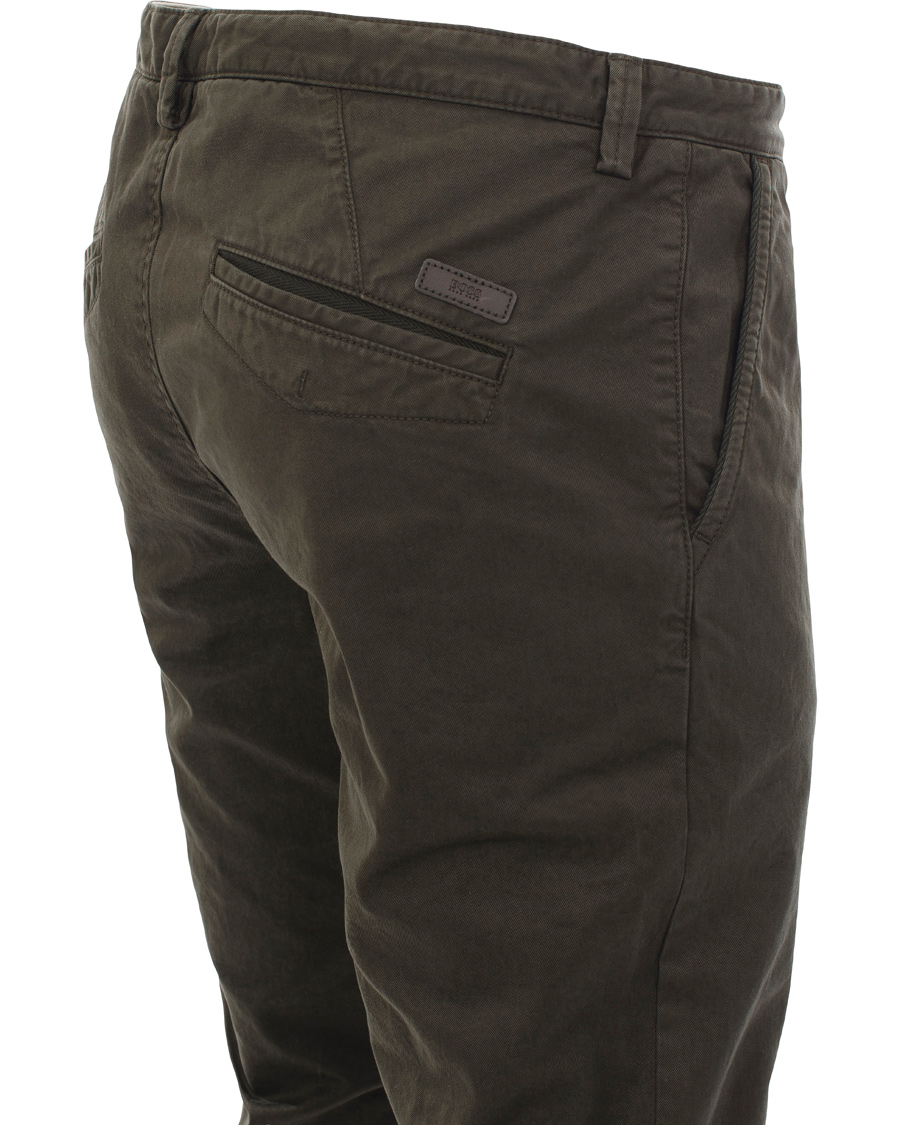 Herre | Bukser | BOSS BLACK | BOSS Rice-1-D Chino Forest Green