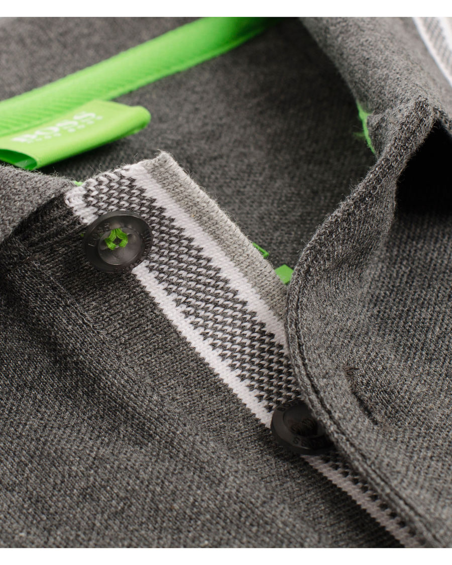 Herre | Trøjer | BOSS GREEN | BOSS Athleisure Plisy Long Sleeve Piké Medium Grey