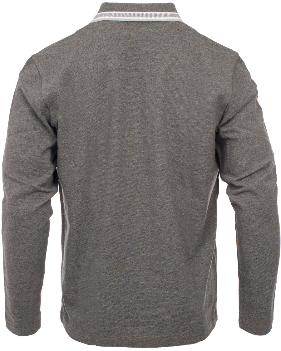 Herre | Trøjer | BOSS GREEN | BOSS Athleisure Plisy Long Sleeve Piké Medium Grey