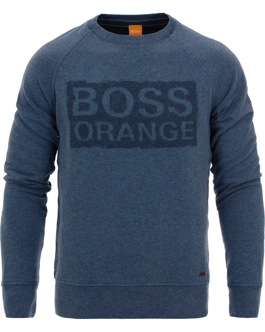 Herre | Trøjer | BOSS ORANGE | BOSS Casual Wacce Sweatshirt Blue Melange