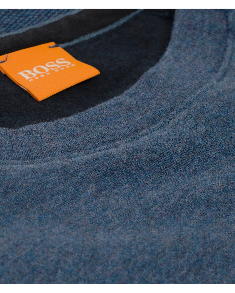Herre | Trøjer | BOSS ORANGE | BOSS Casual Wacce Sweatshirt Blue Melange