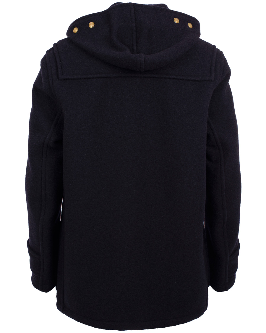 Herre | Jakker | Gloverall | Mid Length Montgomery Duffel Coat 3577 Navy