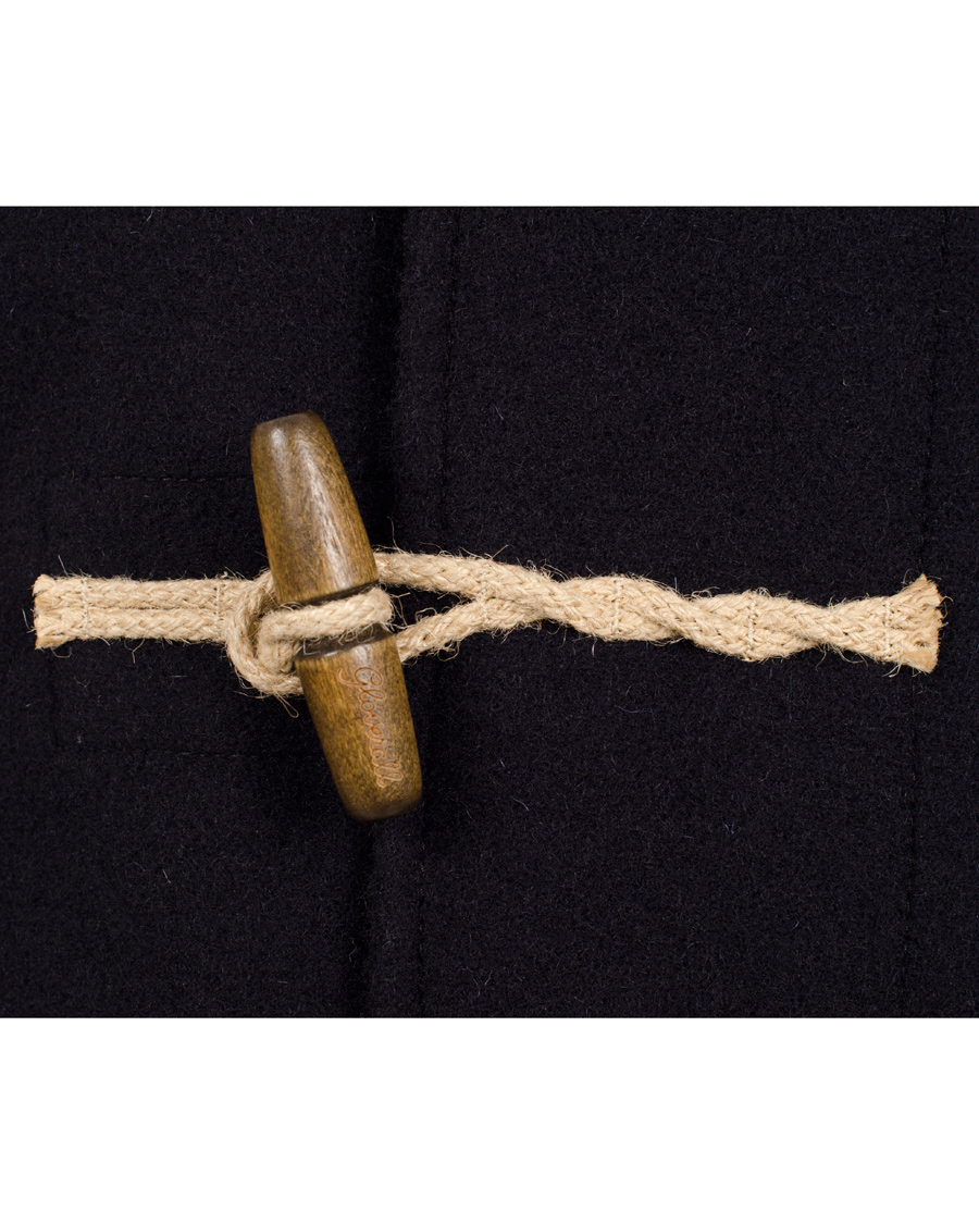 Herre | Jakker | Gloverall | Mid Length Montgomery Duffel Coat 3577 Navy