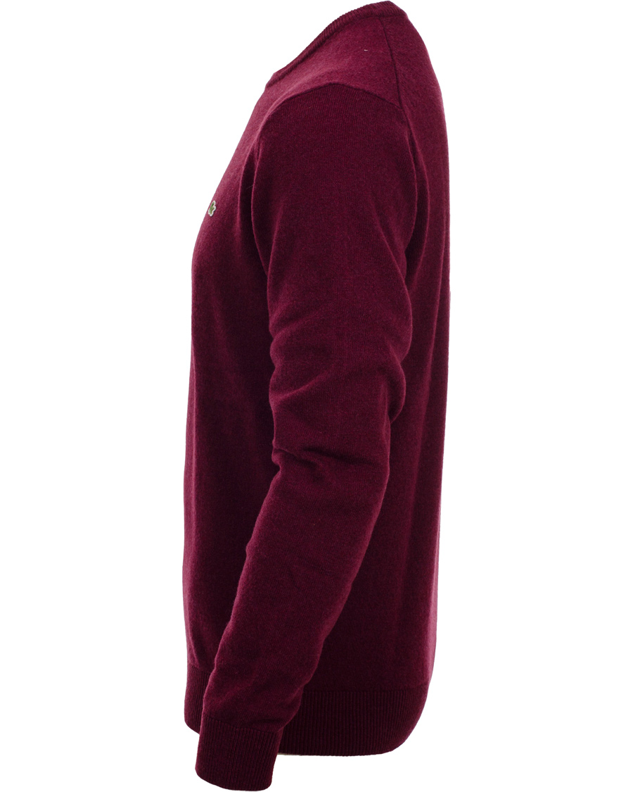 Herre | Trøjer | Lacoste | Lambswool Pullover Crew Neck Griottine Cherry