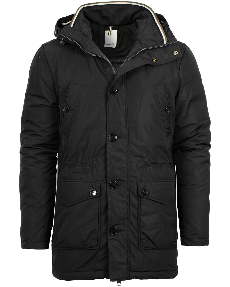 Herre | Jakker | J.Lindeberg | Odin Dressed Poly Parka Black