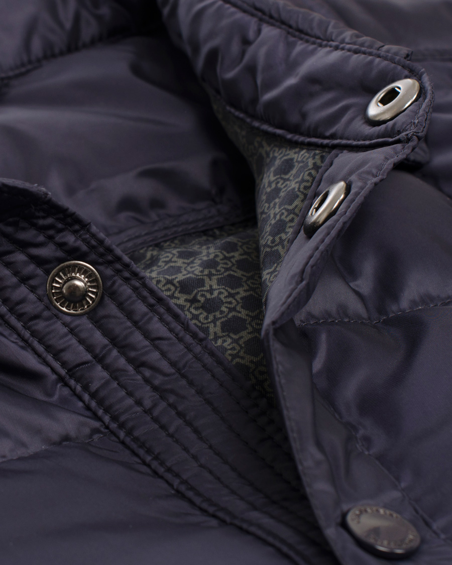 Herre | Jakker | J.Lindeberg | Lawler 46 Feather Nylon Quilted Jacket Dark Navy