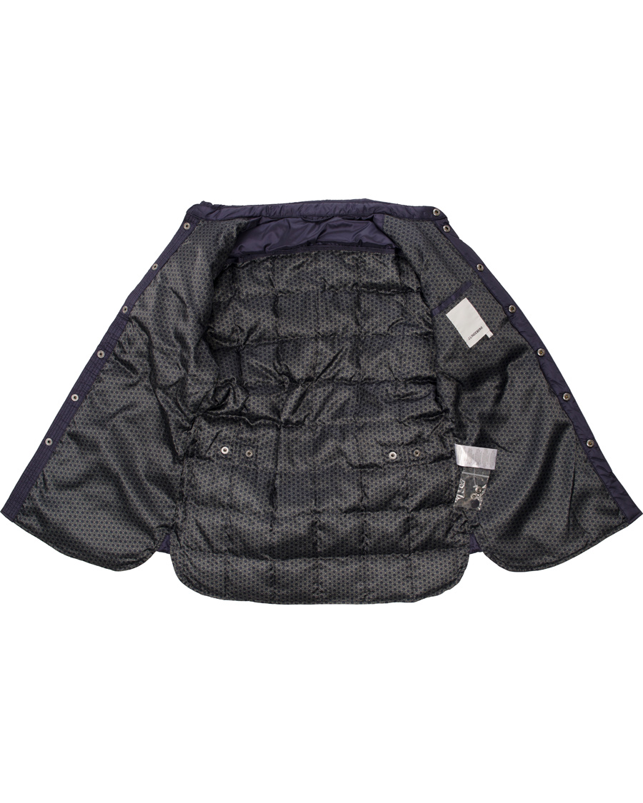 Herre | Jakker | J.Lindeberg | Lawler 46 Feather Nylon Quilted Jacket Dark Navy