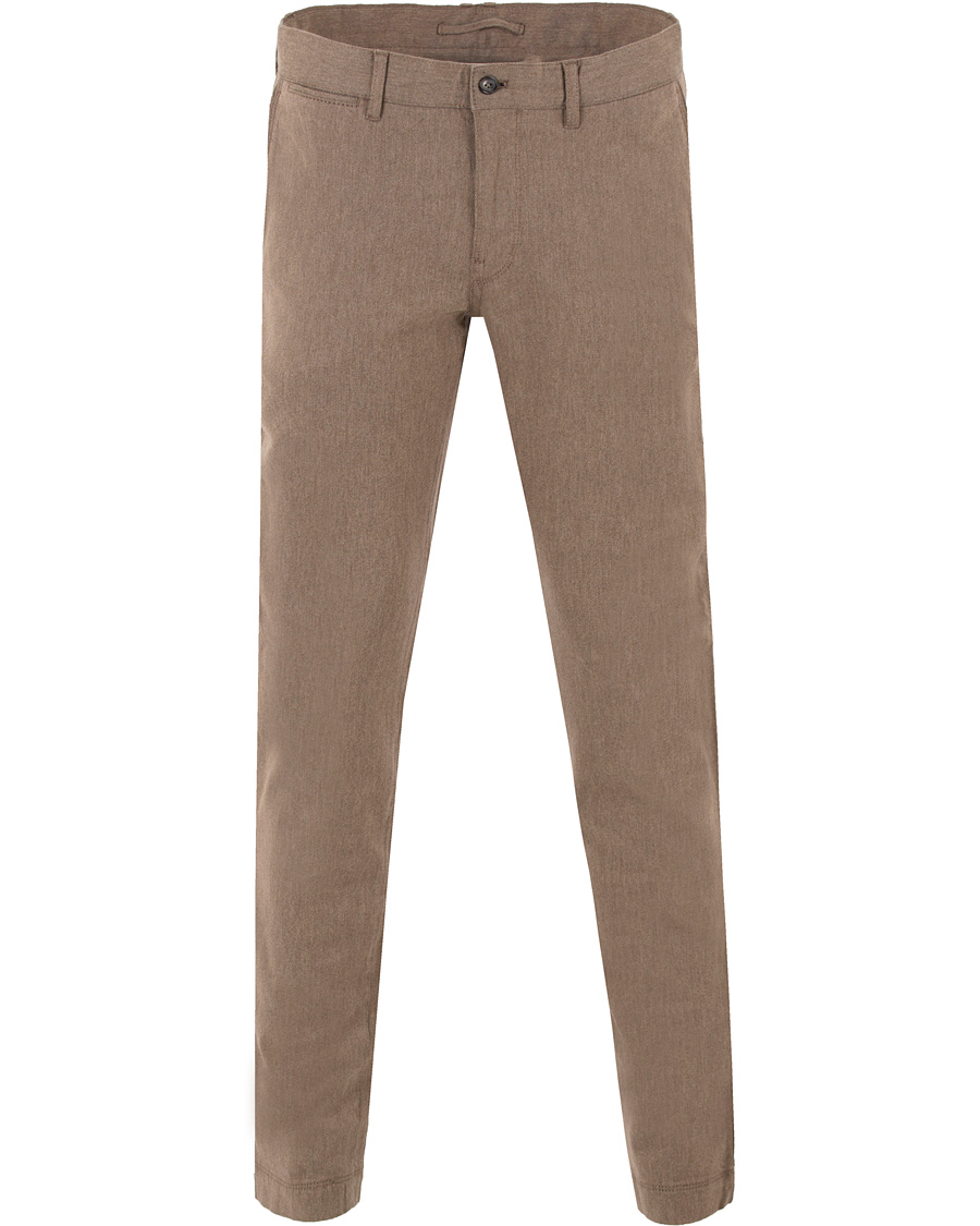 Herre | Bukser | J.Lindeberg | Chaze Flannel Twill Chino Light Grey/Brown