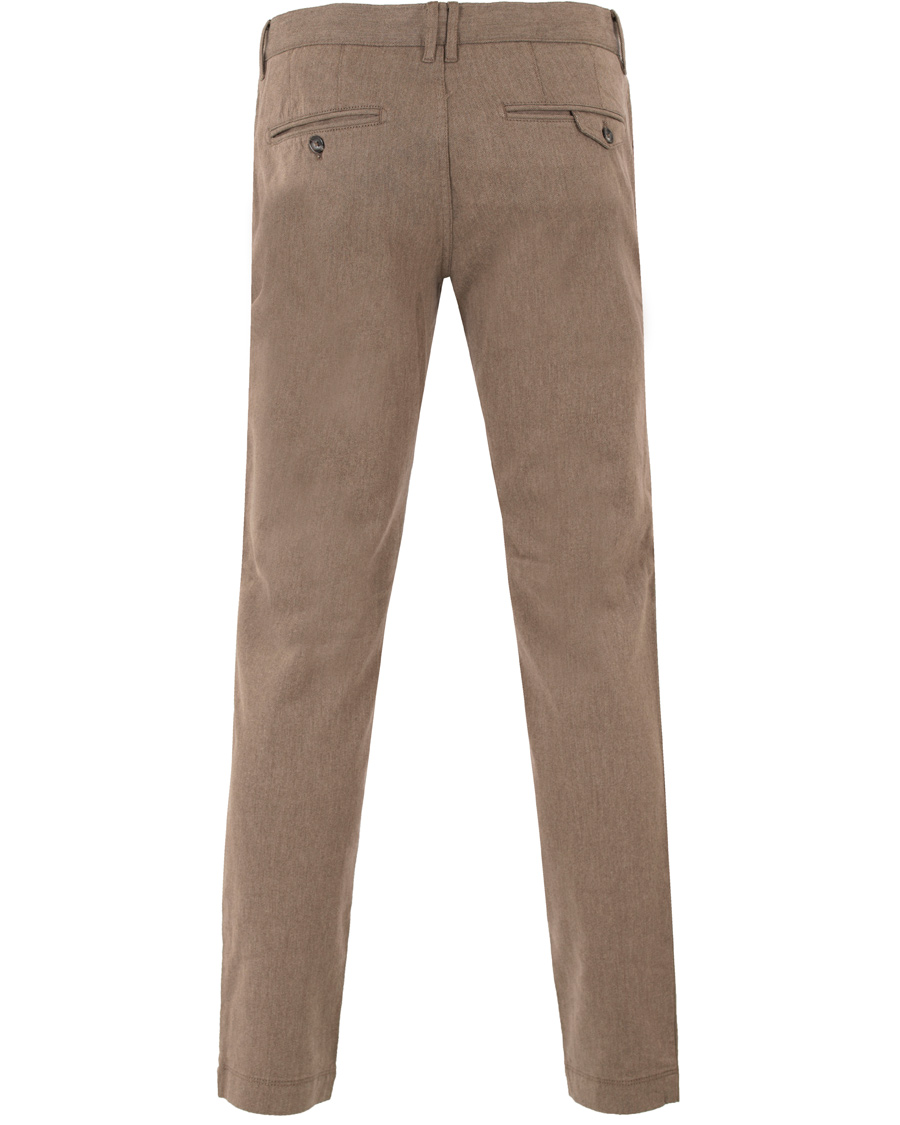 Herre | Bukser | J.Lindeberg | Chaze Flannel Twill Chino Light Grey/Brown