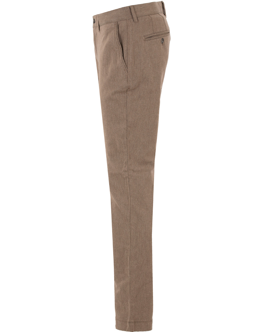 Herre | Bukser | J.Lindeberg | Chaze Flannel Twill Chino Light Grey/Brown