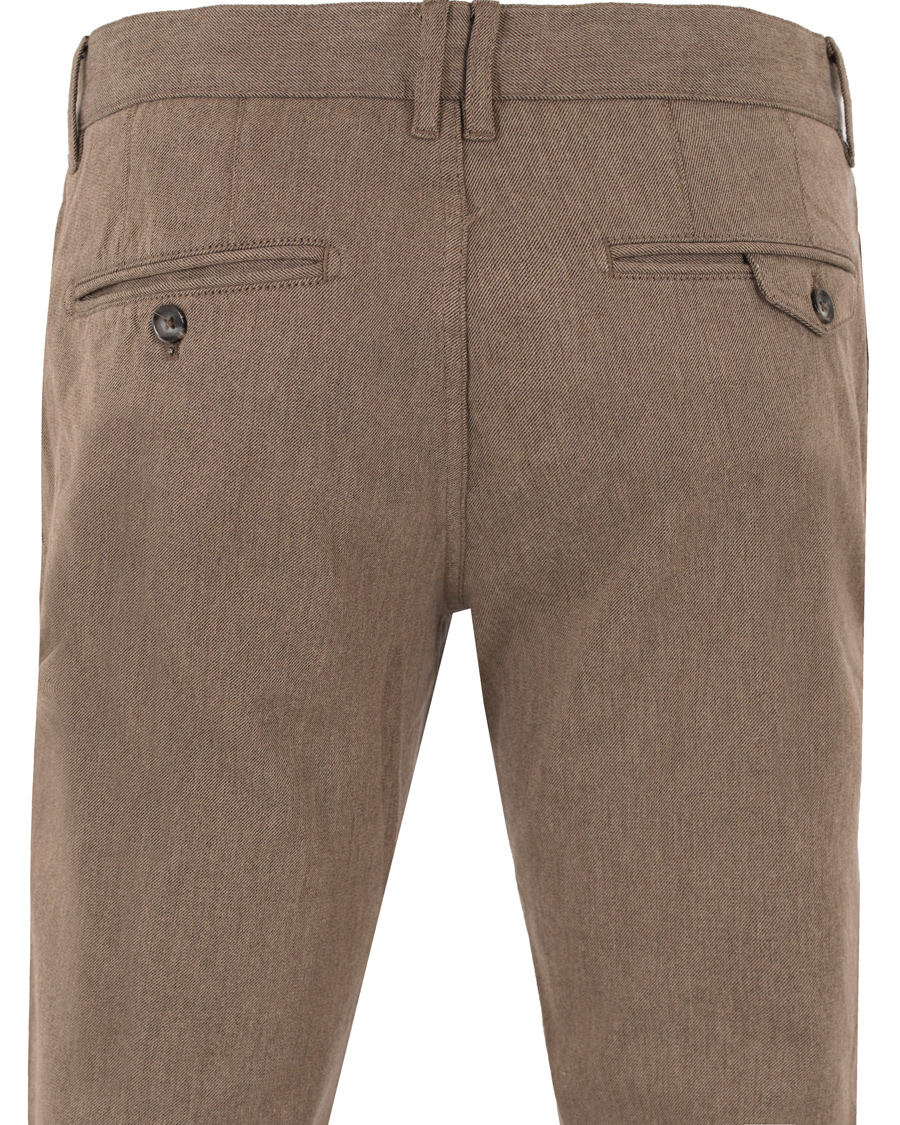 Herre | Bukser | J.Lindeberg | Chaze Flannel Twill Chino Light Grey/Brown