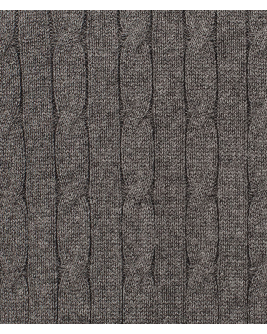 Herre | Trøjer | J.Lindeberg | Jave Pullover Braid Cable Grey Melange