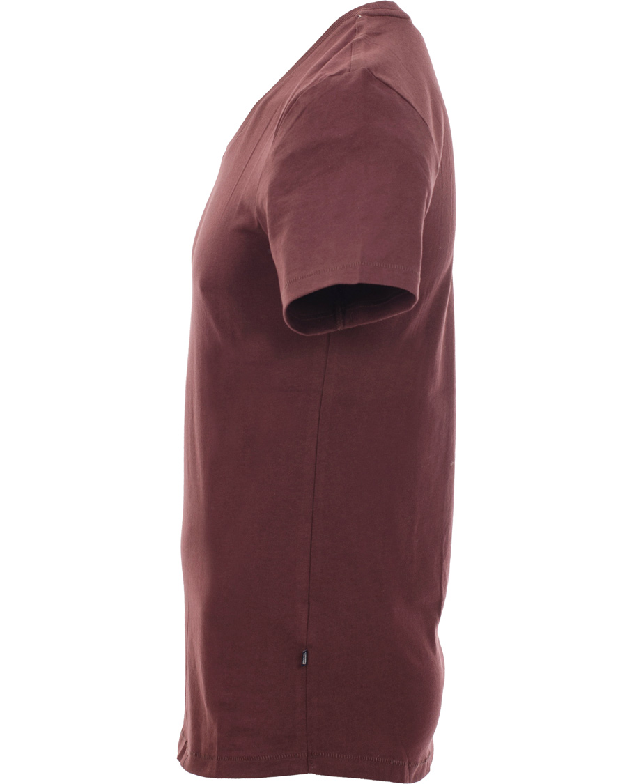 Herre | T-Shirts | J.Lindeberg | Axtell Scoop T-shirt Burgundy
