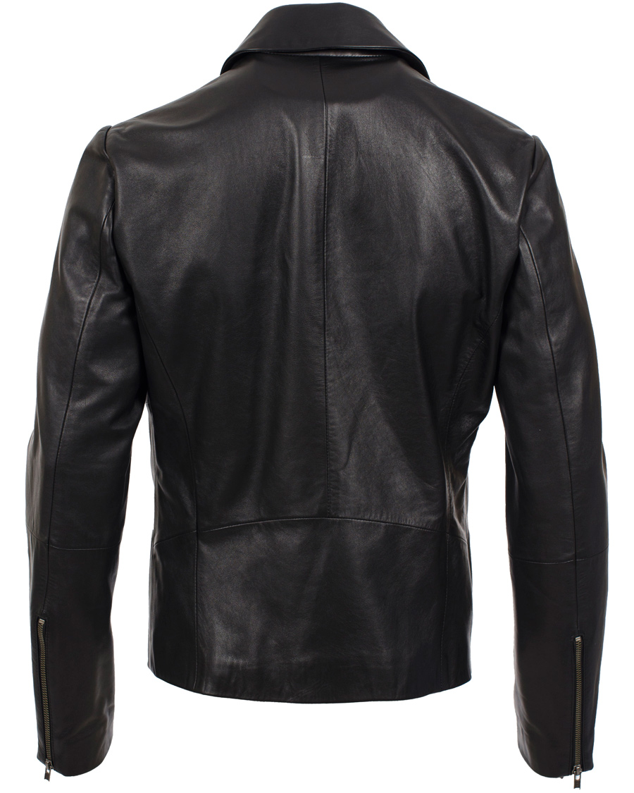 Herre | Jakker | Filippa K | Robert Leather Biker Jacket Black