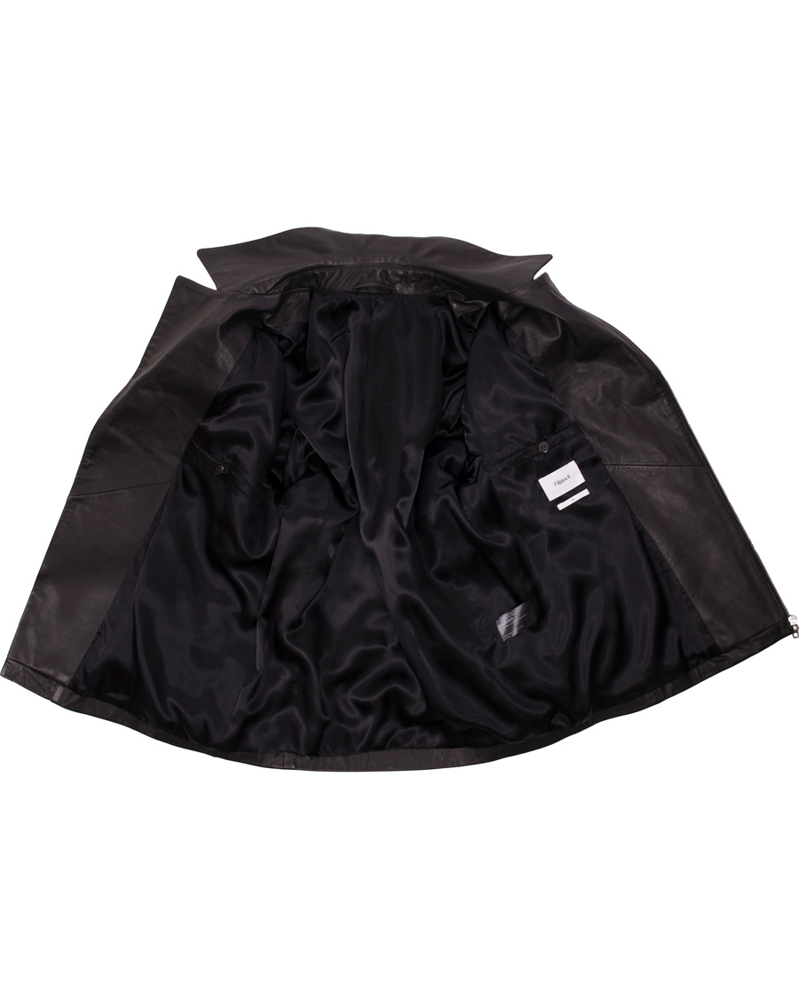 Herre | Jakker | Filippa K | Robert Leather Biker Jacket Black