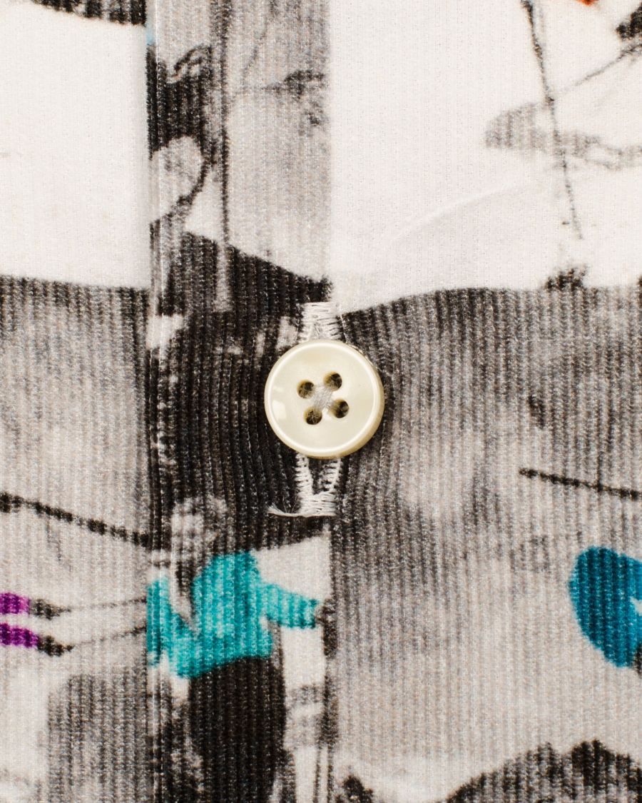 Herre | Skjorter | Stenströms | Fitted Body Baby Cord Shirt After Ski
