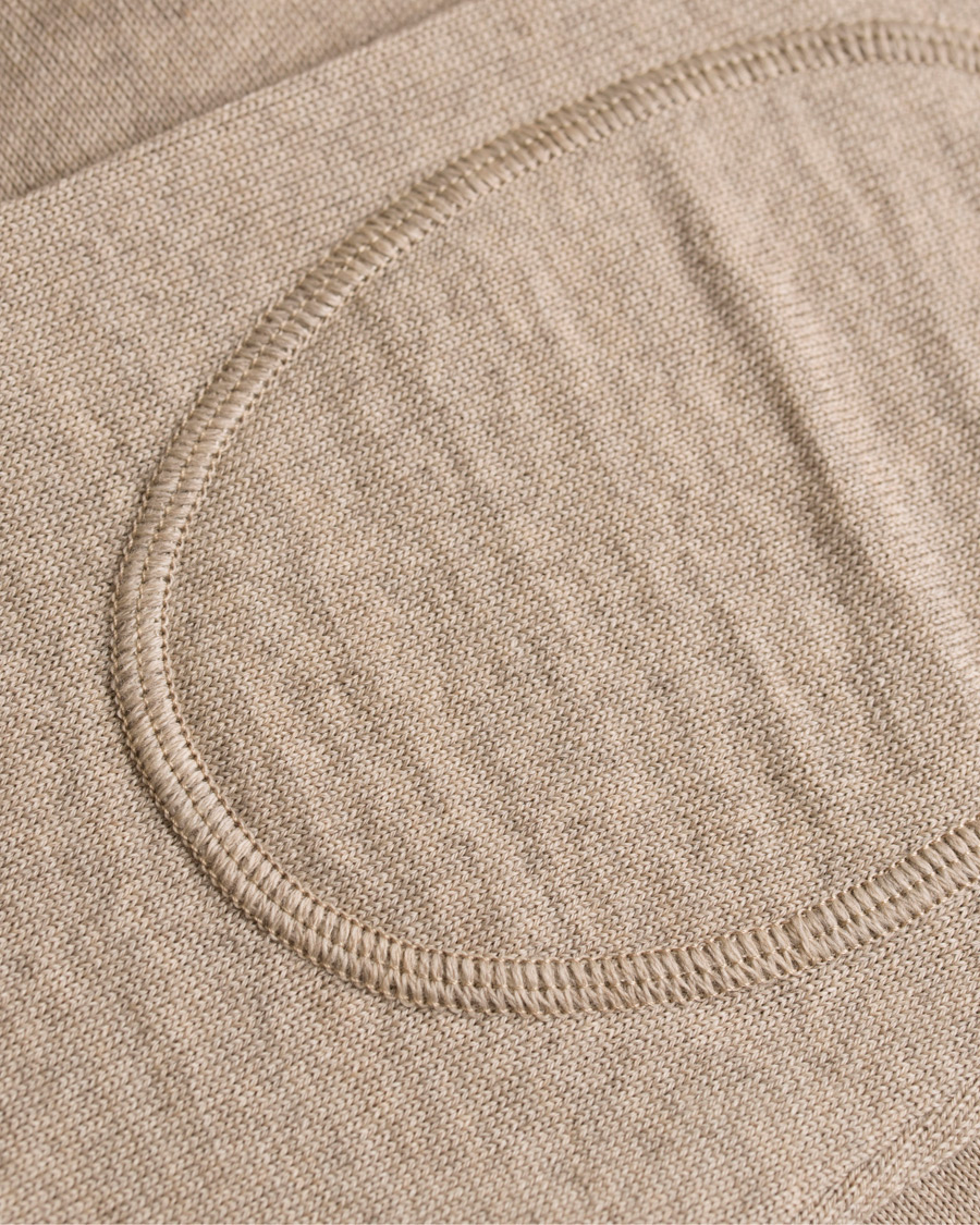 Herre | Trøjer | Stenströms | Merino Crew Neck Pullover Beige