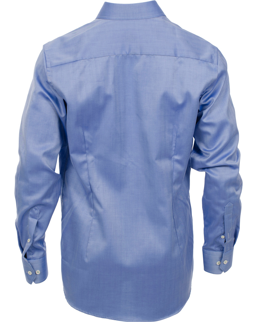 Herre | Skjorter | Eton | Contemporary Fit Shirt Red Ribbon Herringbone Blue