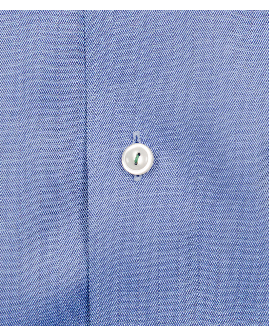 Herre | Skjorter | Eton | Contemporary Fit Shirt Red Ribbon Herringbone Blue