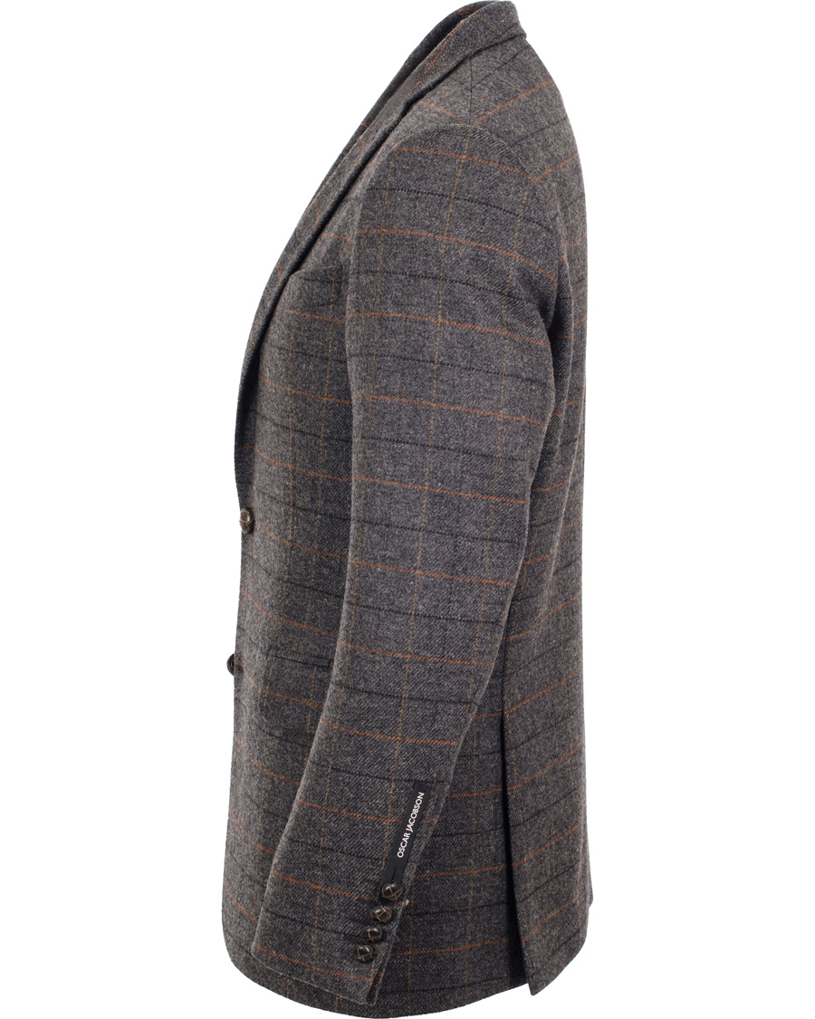 Herre | Blazere & jakker | Oscar Jacobson | Floyd Window Check Blazer Grey