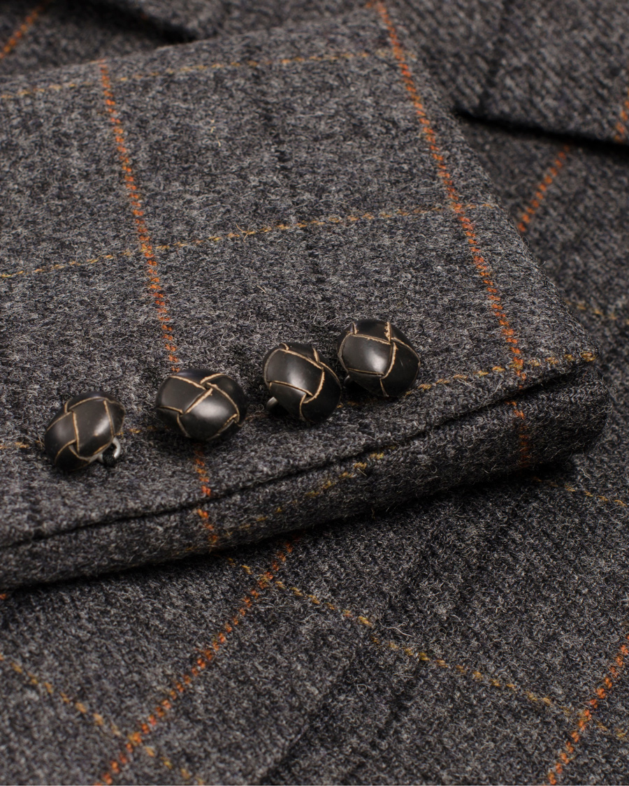 Herre | Blazere & jakker | Oscar Jacobson | Floyd Window Check Blazer Grey