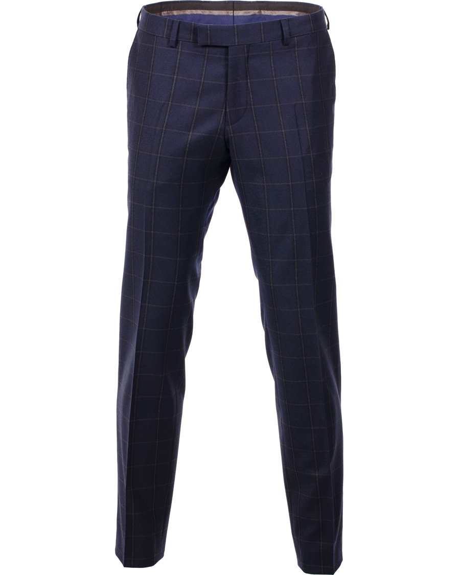 Herre | Jakkesæt | Oscar Jacobson | Edmund Window Pane Suit Navy