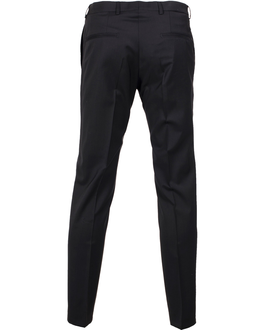 Herre | Bukser | Oscar Jacobson | Damien Super 120's Cerruti iTravel Trousers Black 46