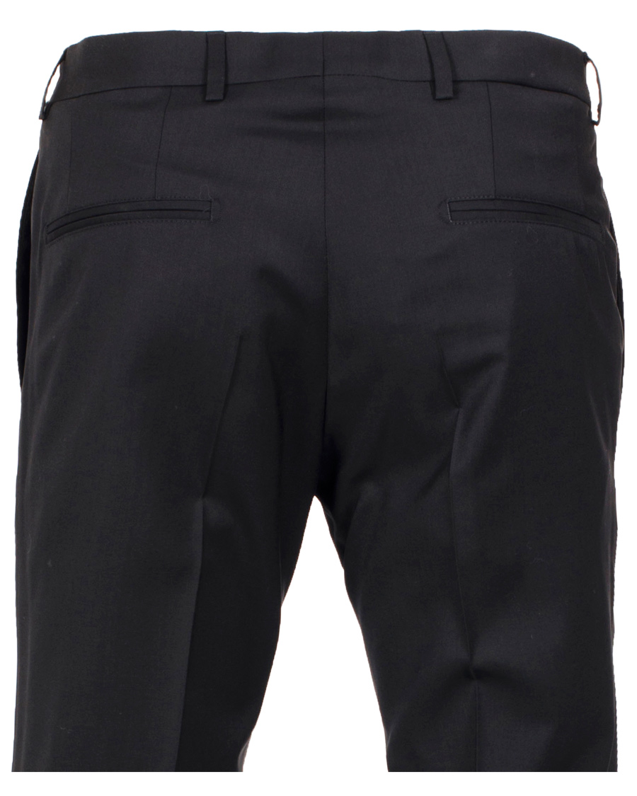 Herre | Bukser | Oscar Jacobson | Damien Super 120's Cerruti iTravel Trousers Black 46