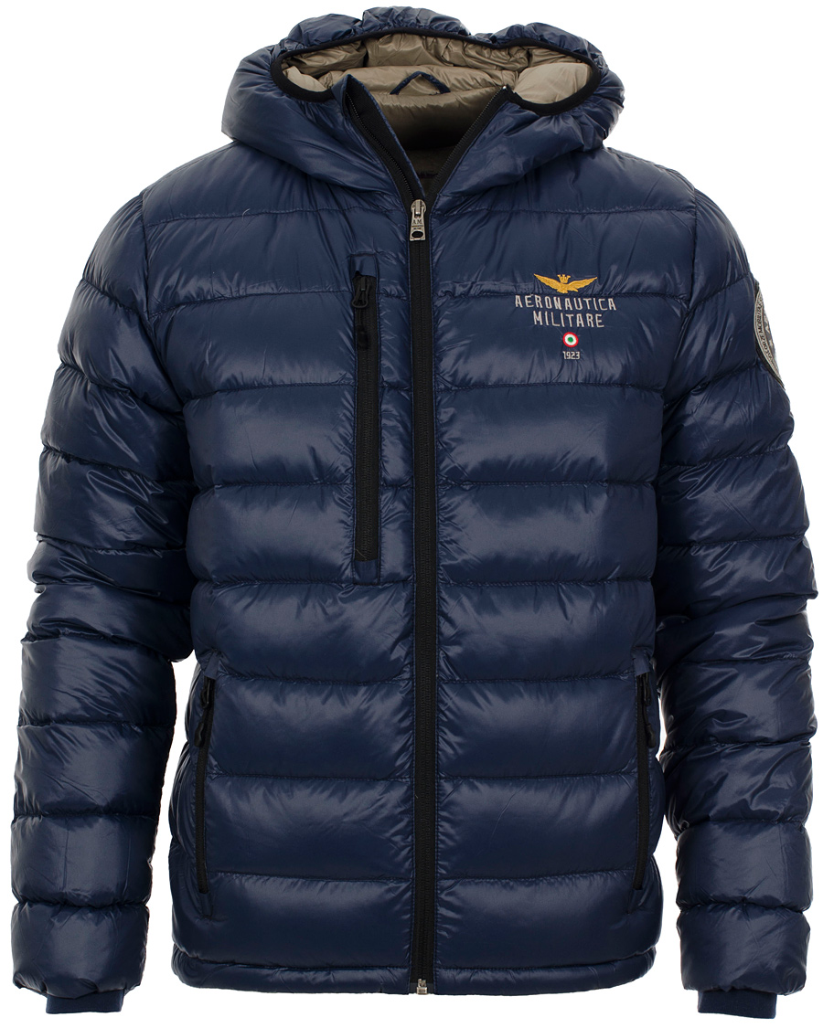 Herre | Jakker | Aeronautica Militare | Giubbino Down Jacket Navy