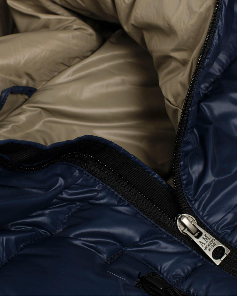 Herre | Jakker | Aeronautica Militare | Giubbino Down Jacket Navy