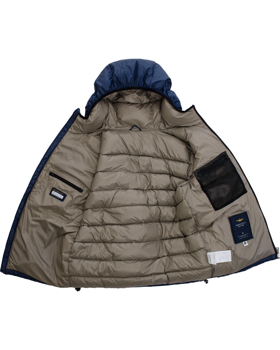 Herre | Jakker | Aeronautica Militare | Giubbino Down Jacket Navy