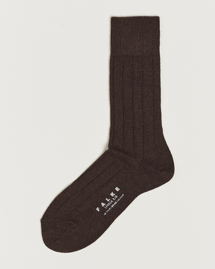 Herre | Undertøj | Falke | Lhasa Cashmere Socks Brown