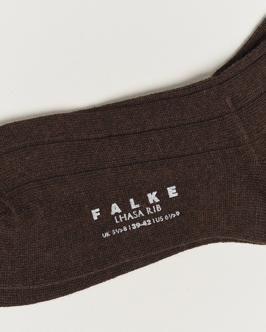 Herre |  | Falke | Lhasa Cashmere Socks Brown